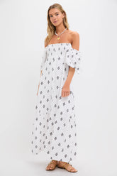 Exclusive Daughters Blackberry Wine Santiago 3 Maxi Dress